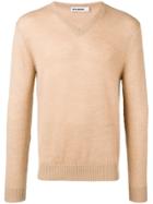 Jil Sander Long-sleeve Fitted Sweater - Neutrals