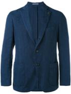 Gabriele Pasini - Classic Blazer - Men - Cotton/linen/flax/polyester - 48, Blue, Cotton/linen/flax/polyester