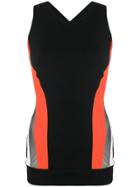 No Ka' Oi Cross Strap Compression Vest Top - Black