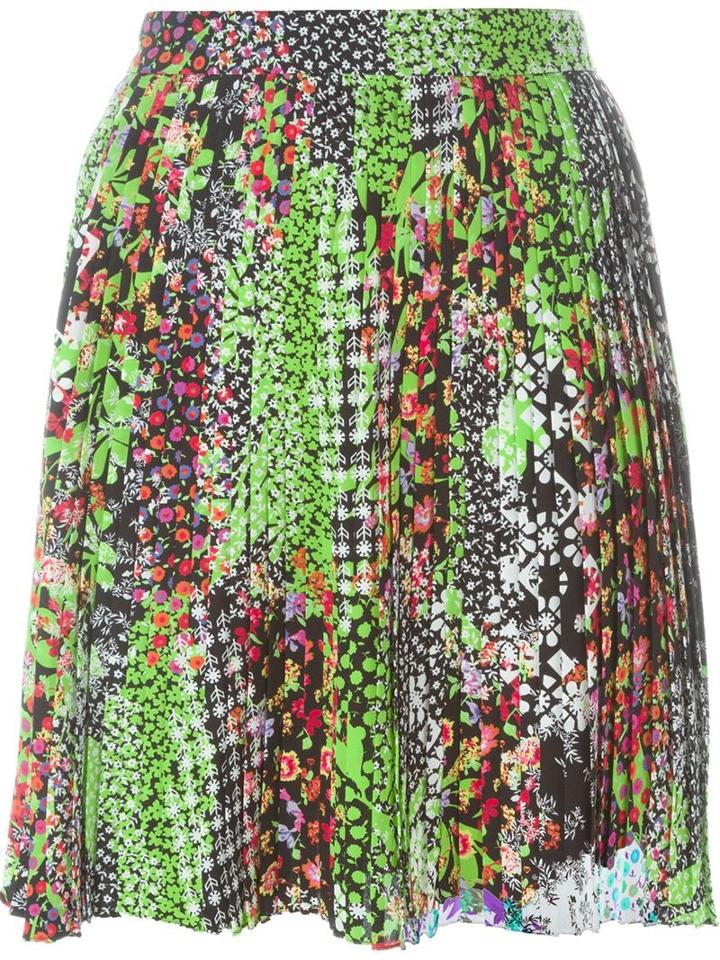 Versace 'iconic' Pleated Skirt