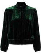 Andrea Marques - Velvet Jacket - Women - Silk/viscose - 44, Green, Silk/viscose