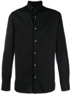 Philipp Plein Classic Skull Button Shirt - Black