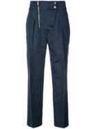Calvin Klein 205w39nyc Button And Zip Waist Trousers - Blue