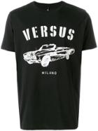 Versus Car Print Logo T-shirt - Black
