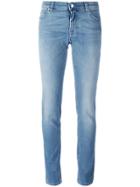 Givenchy Star Print Slim Fit Jeans - Blue