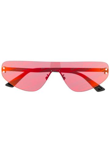 Mcq Alexander Mcqueen Ski Frame Sunglasses - Black