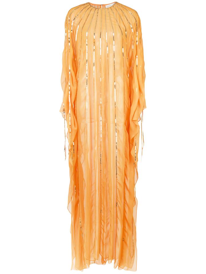 Sachin & Babi Ecrin Gown - Yellow & Orange