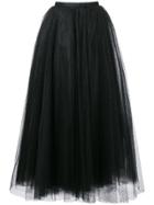 William Vintage Full Length Tulle Skirt - Black