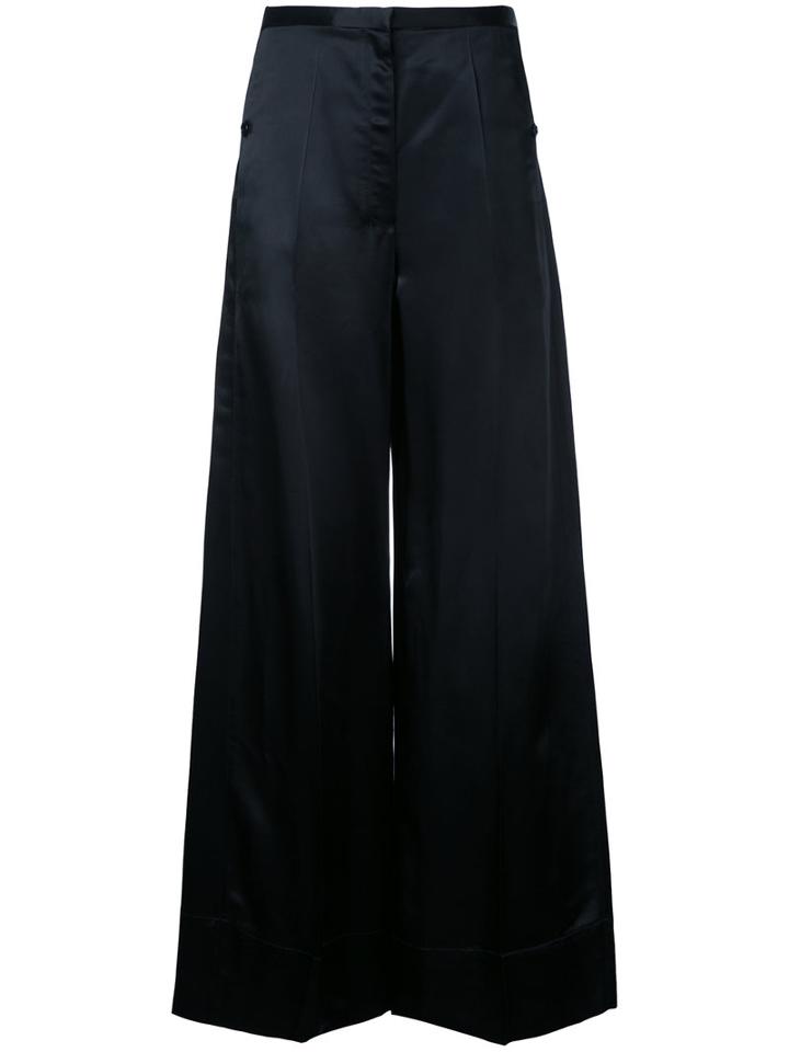 Lemaire - Classic Flared Trousers - Women - Polyethylene/virgin Wool - 36, Black, Polyethylene/virgin Wool