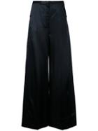 Lemaire - Classic Flared Trousers - Women - Polyethylene/virgin Wool - 36, Black, Polyethylene/virgin Wool