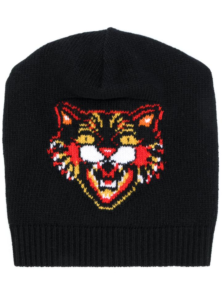 Gucci Tiger Beanie - Black