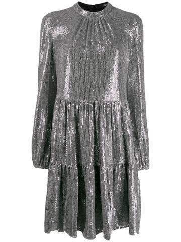 Steffen Schraut Sequin Mini Dress - Silver
