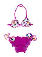 Mc2 Saint Barth Kids Cris Bikini, Girl's, Size: 12 Yrs, Pink/purple