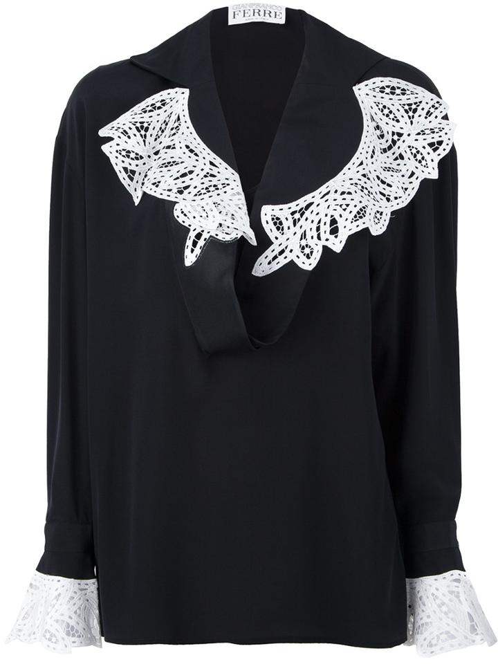 Gianfranco Ferre Vintage Embellished Blouse