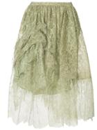 Ermanno Scervino Lace Skirt - Green