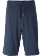 Sunspel Loopback Sweat Shorts - Blue