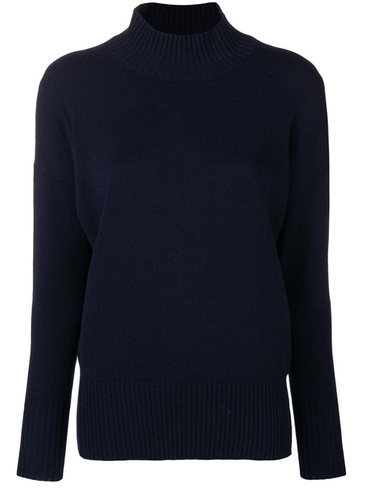 Peserico High Neck Sweater - Blue