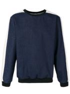 Andrea Crews Denim Sweatshirt - Blue