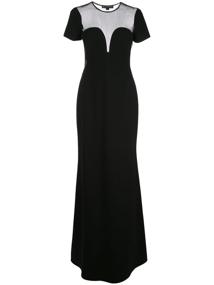 Jill Jill Stuart Sheer Panel Maxi Dress - Black