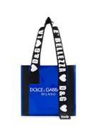 Dolce & Gabbana Logo Street Shopping Bag - Blue