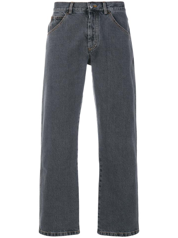 Gosha Rubchinskiy Washed Denim Jeans - Grey