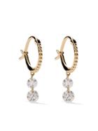 Raphaele Canot 18kt Yellow Gold Set Free Double Drop Diamond Earrings