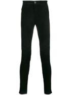 Forcerepublik Slim Biker Trousers - Black