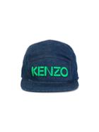 Kenzo Kids Embroidered Logo Cap, Boy's, Size: 56 Cm, Blue