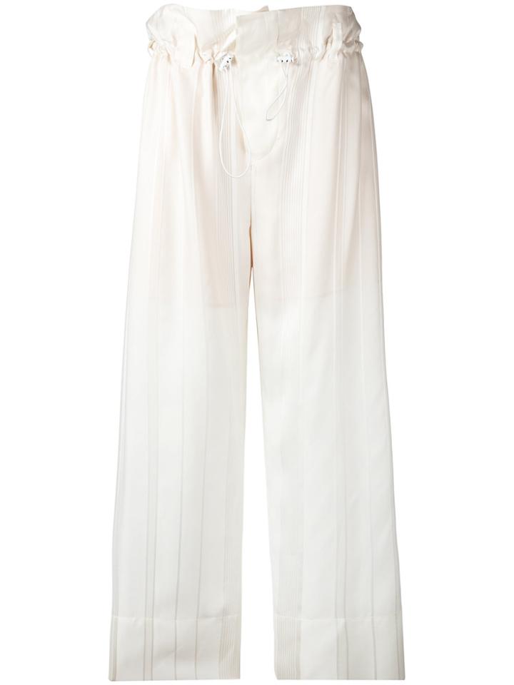 Stella Mccartney Paper Bag Waist Trousers - White