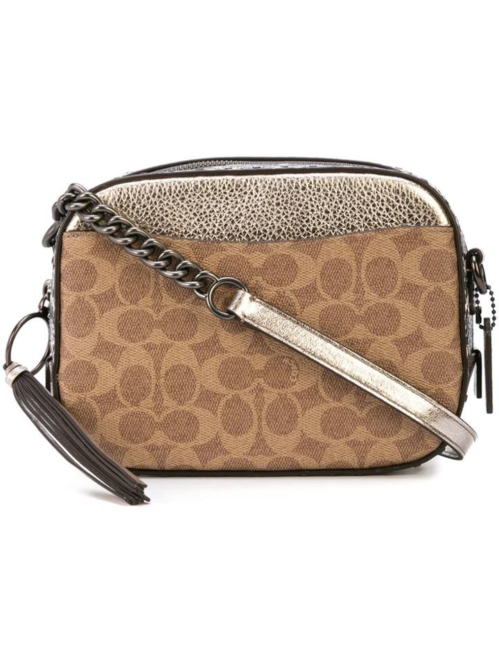 Coach Coated Canvas Camera Bag - Brown