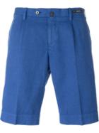 Pt01 Bermuda Shorts, Men's, Size: 58, Blue, Cotton/linen/flax