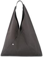 Cabas Triangle Shaped Tote - Grey