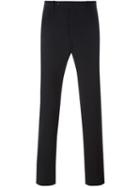 Giorgio Armani Tailored Trousers, Men's, Size: 48, Black, Polyester/spandex/elastane/wool
