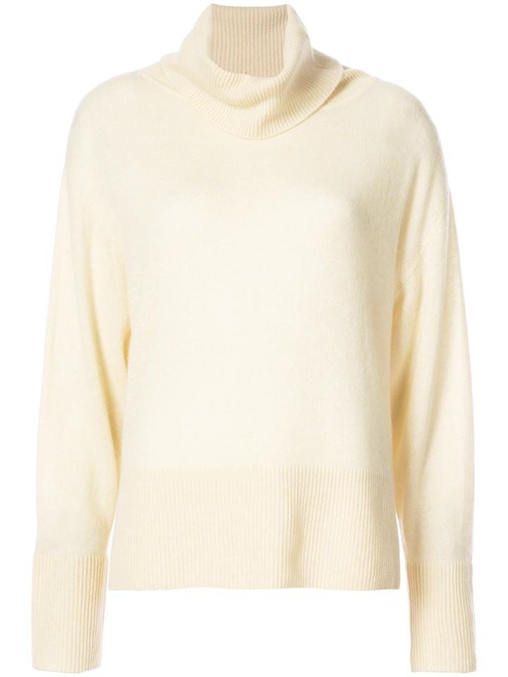 Adam Lippes Brushed Oversized Sweater - White