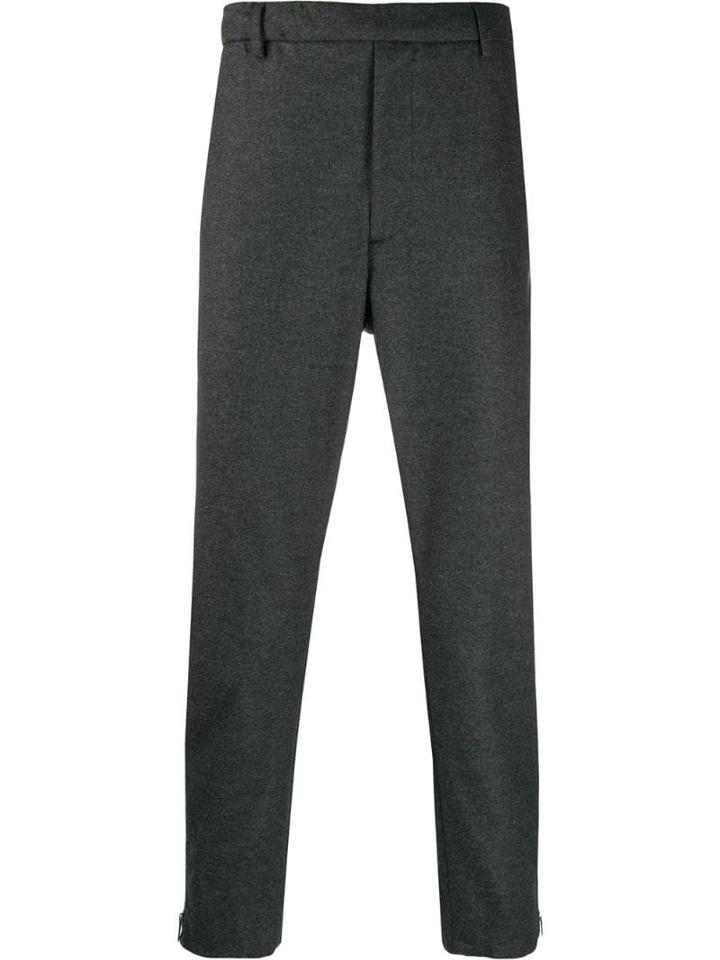 Prada Zipped Cuffs Trousers - Grey