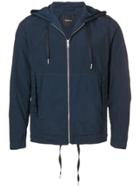 Theory Hooded Lightweight Jacket - Blue