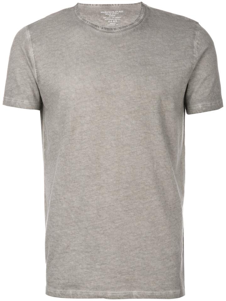 Majestic Filatures Classic Plain T-shirt - Grey