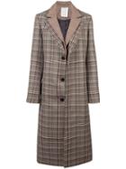 Monse Plaid Single Breasted Coat - Multicolour