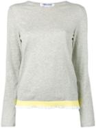 Comme Des Garçons Comme Des Garçons - Knitted Sweater - Women - Cotton/polyester - S, Grey, Cotton/polyester