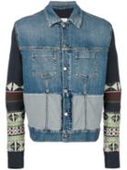 Maison Margiela - Navajo Sleeve Denim Jacket - Men - Cotton/spandex/elastane - 50, Blue, Cotton/spandex/elastane