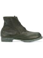 Guidi Ankle Length Military Boots - Green