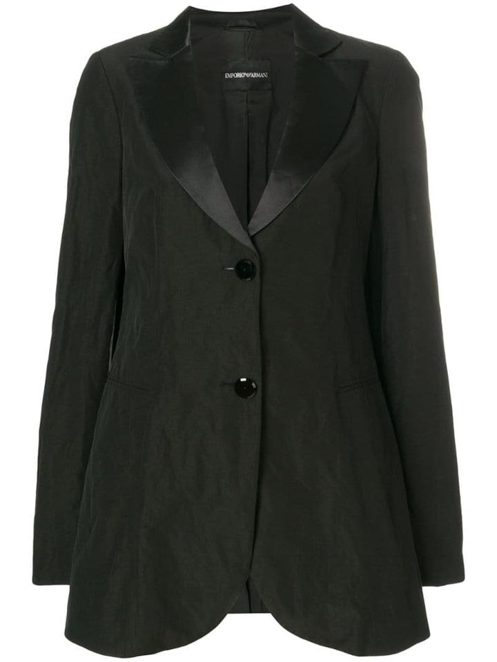 Giorgio Armani Pre-owned Classic Fitted Blazer - Black