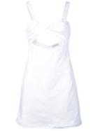 Beau Souci Twist Detail Cutout Dress - White