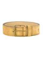 Talie Nk Buckled Belt, Women's, Size: Medium, Brown, Suede