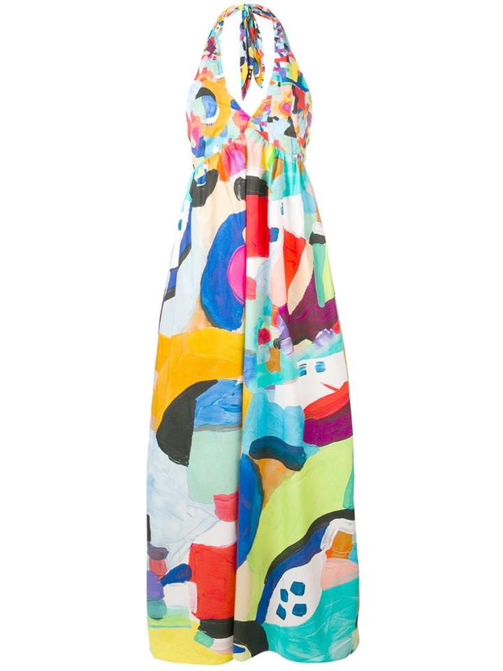 Sara Roka Maxi Dress - Blue