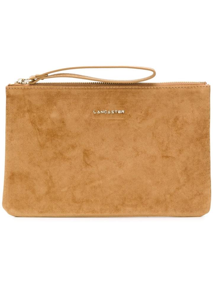Lancaster Zipped Clutch - Nude & Neutrals