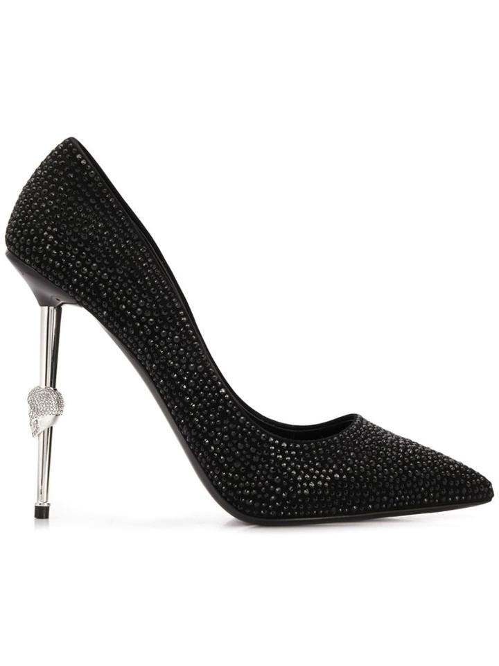 Philipp Plein Decollete Pointed Pumps - Black