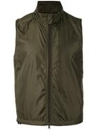 Aspesi - Zipped Waistcoat - Men - Polyamide/polyester - M, Green, Polyamide/polyester