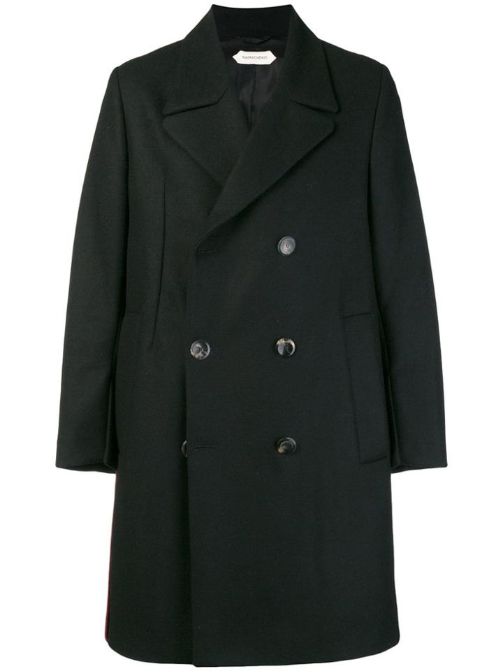 Namacheko Double Breasted Coat - Black