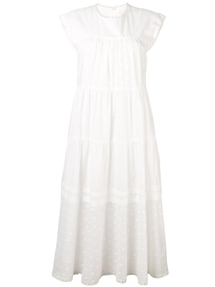 See By Chloé Dotted Long Dress - White